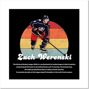 Zach Werenski Vintage Vol 01 Posters and Art